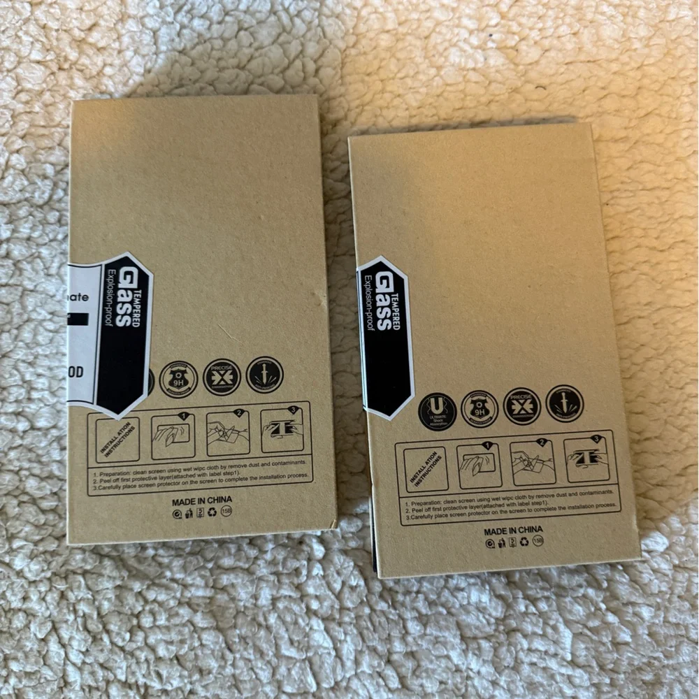 Premium Tempered Screen Protector for iPhone 12 Pro Max. 2 boxes